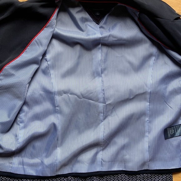 Tommy Hilfiger Navy Moto jacket and drawstring pants set - Picture 7 of 12